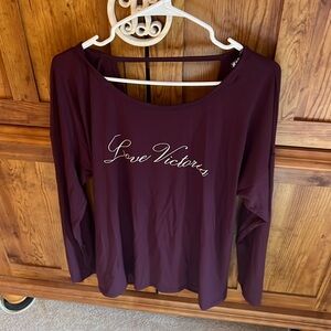 NWT Women’s Victoria’s Secret Top, Wine color, Size XL